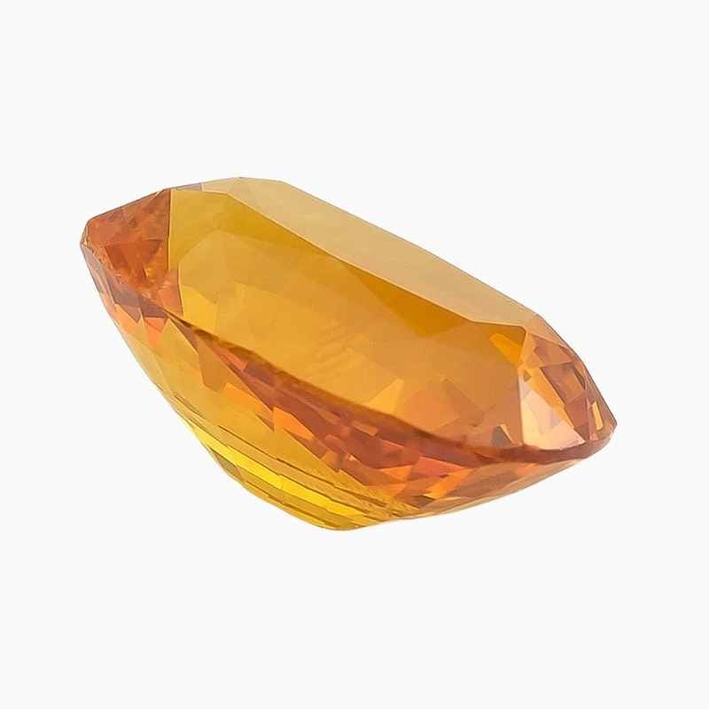 orange sapphire gemstone