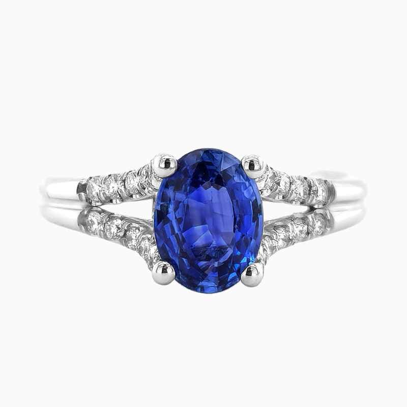 gemstone diamond ring