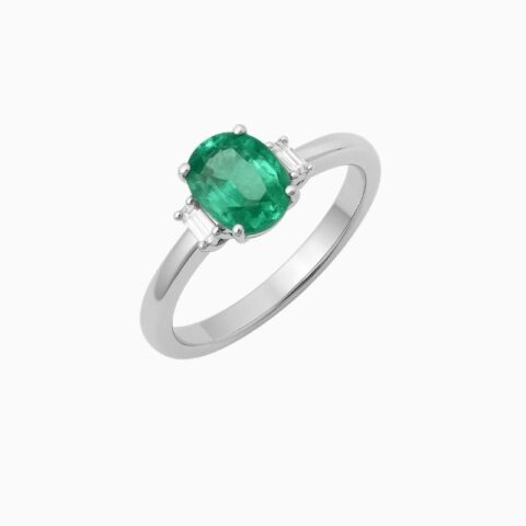 Natural Paraiba Tourmaline oval ring