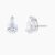 2 Carat Pear Shaped Lab Grown Diamond Stud Earrings