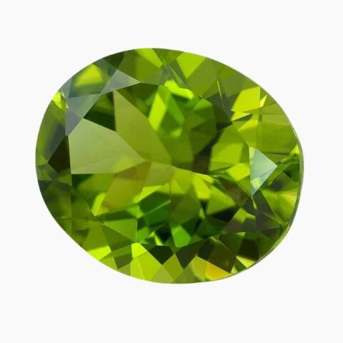 yellowish green gemstone