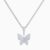 Petite Butterfly Lab Grown Diamond Necklace