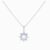 Petite Snowflake Natural Diamond Necklace natural diamond jewelry