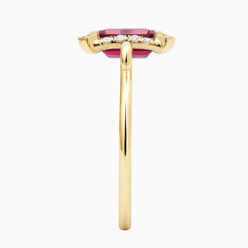 cut pink tourmaline
