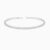 Lab Grown Diamond Princess Illusion Flexible Bangle with lab grown diamonds in 14k solid gold