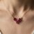 Raspberry Rubellite Yellow Gold Pendant
