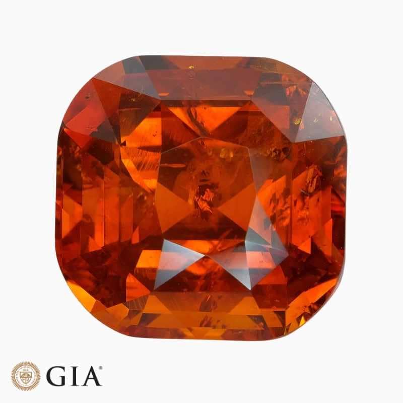 Natural Red-Orange Sapphire gemstone
