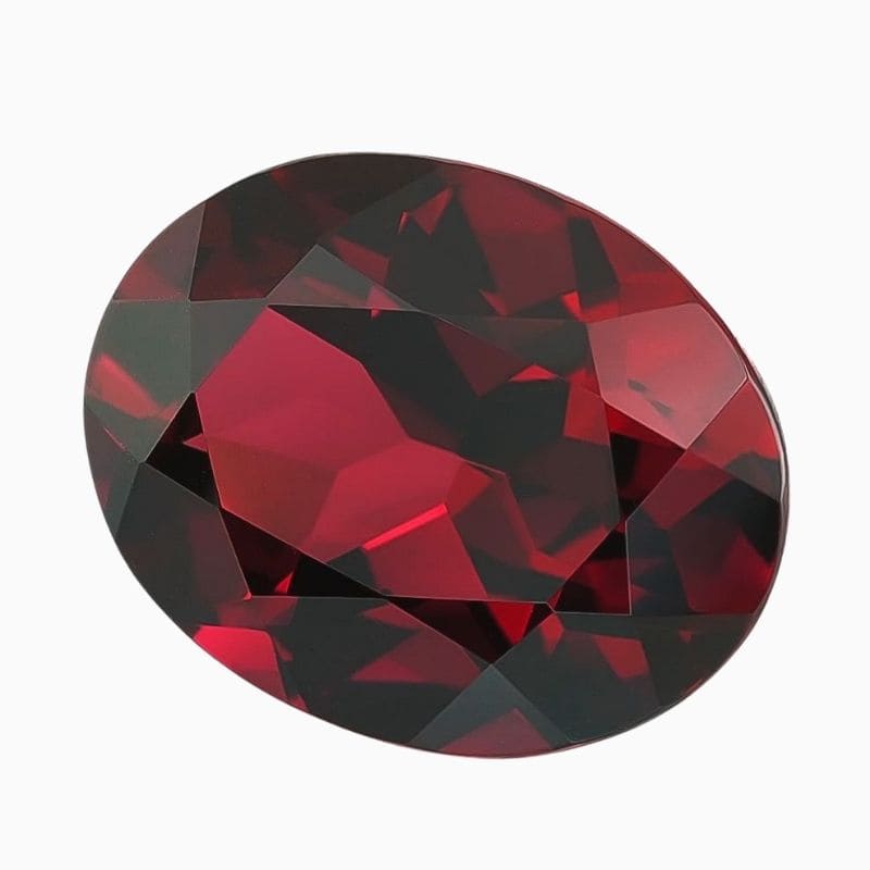 natural rhodolite garnet 8 19 carats