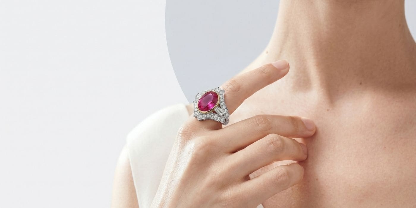 Ruby and Diamond Statement Ring