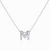 Signature Alphabet Natural Diamond Necklace natural diamond jewelry