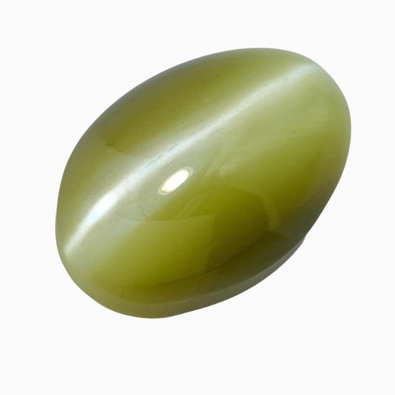 oval cat's eye chrysoberyl