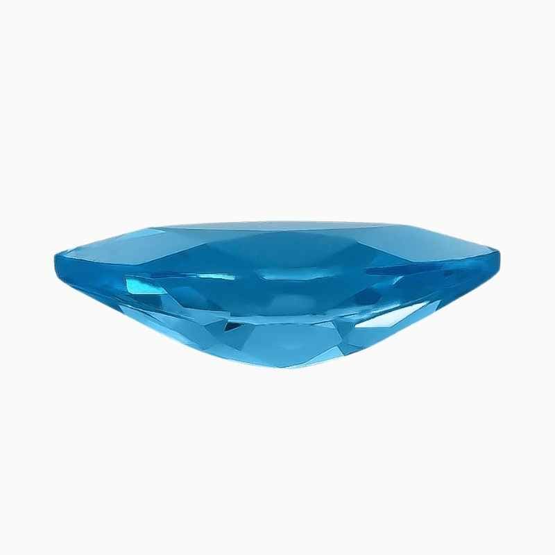 natural swiss blue topaz gemstone