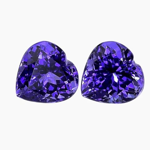 Natural Tanzanite Pair gemstone