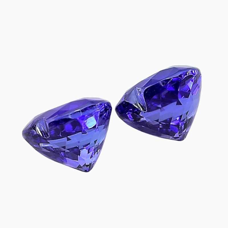 tanzanite pair gemstone