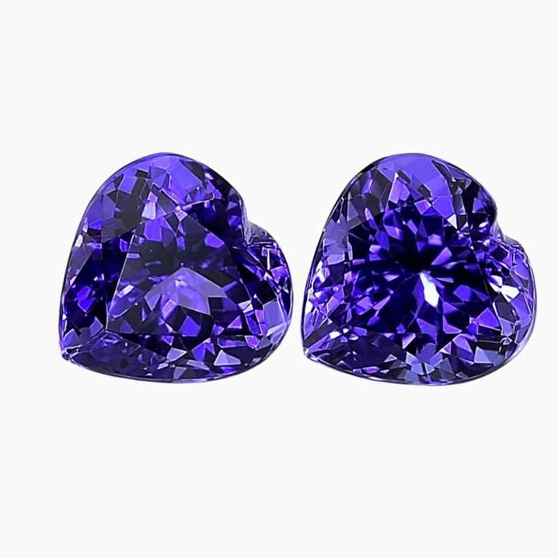 Natural Tanzanite Pair gemstone