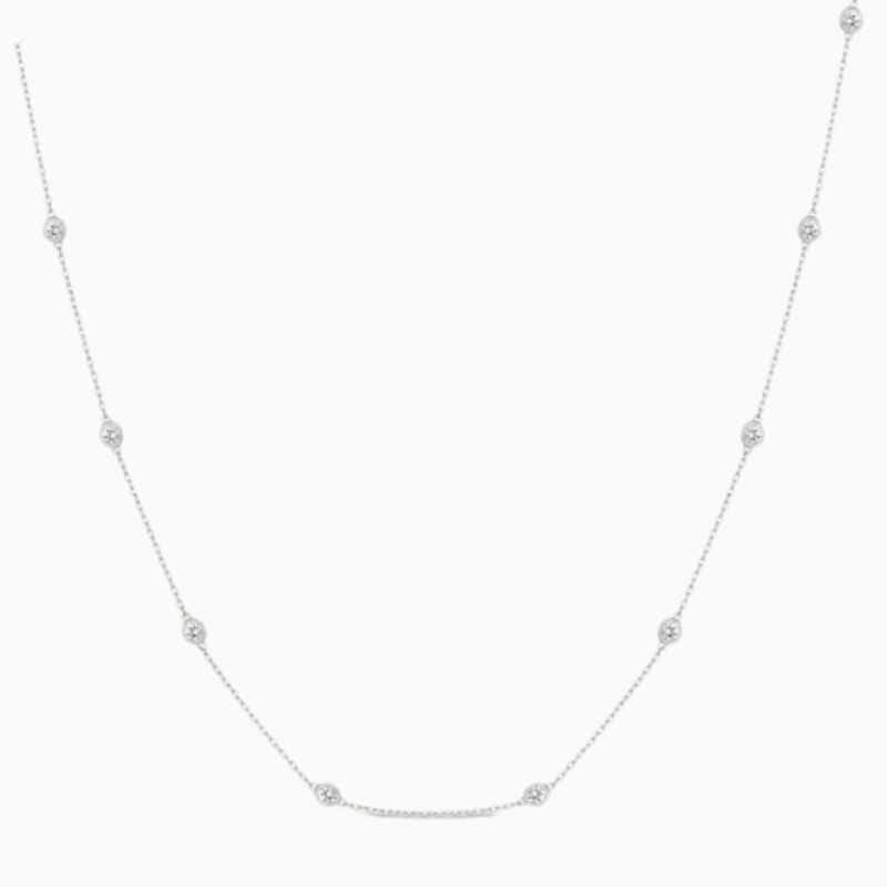 Lab Grown Diamond By The Yard Necklace
