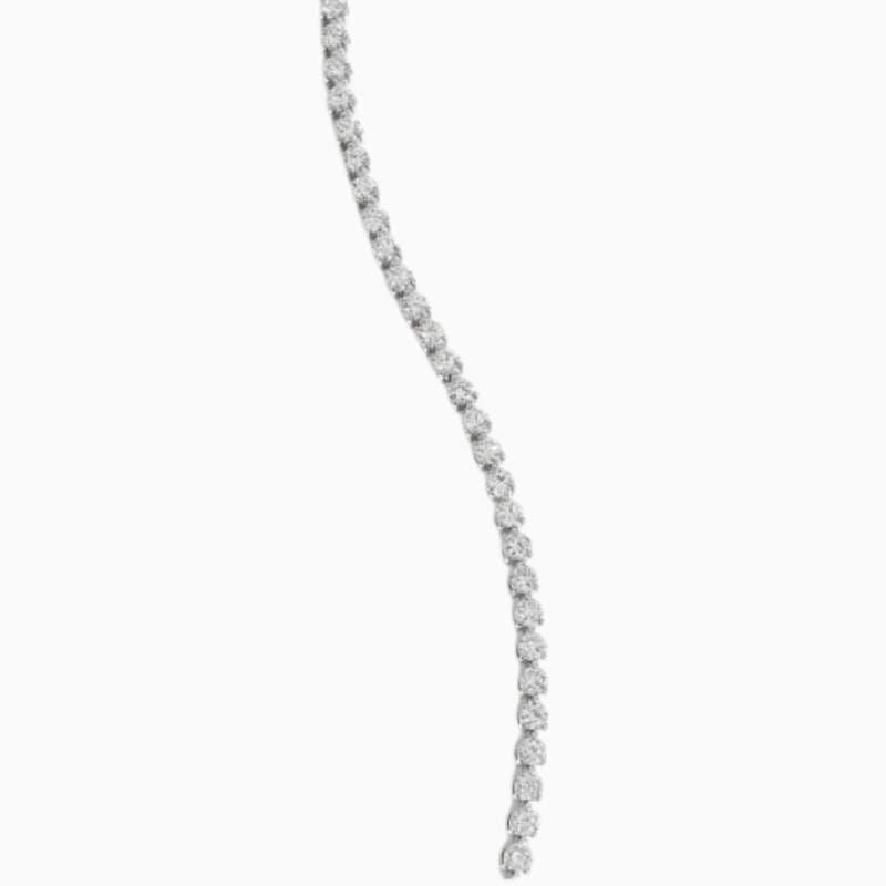3 prong lab grown diamond bracelet