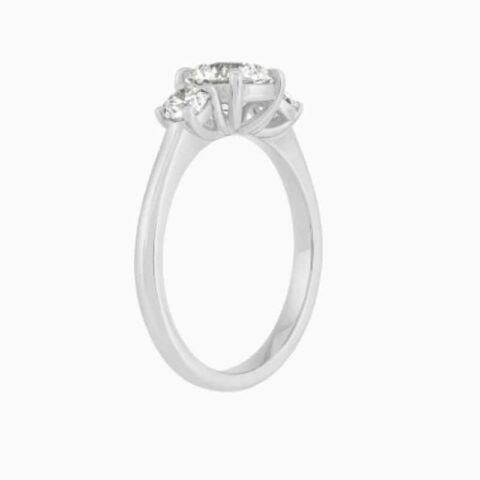 diamond ring silver