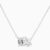 Toi Et Moi Pear and Emerald Lab Grown Diamond Necklace