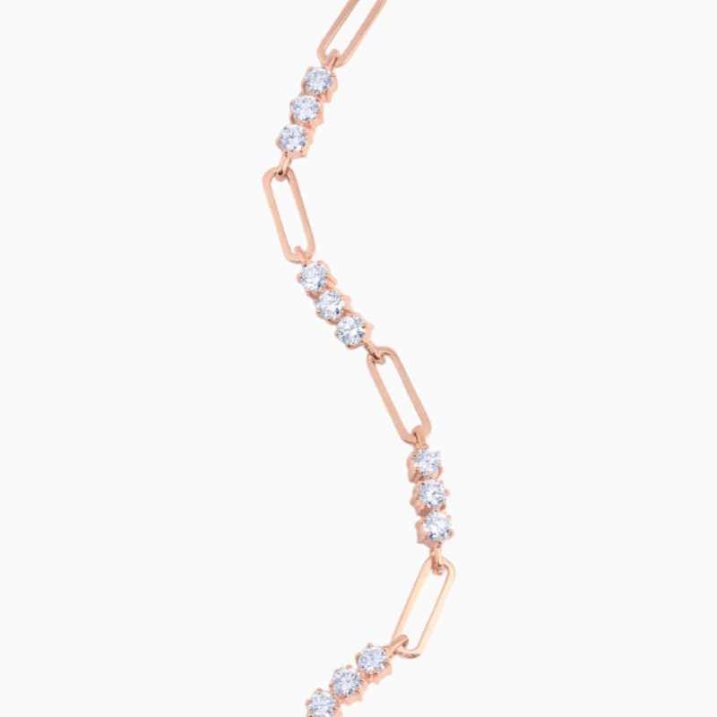 lab grown diamond bracele