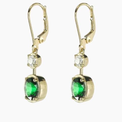 Tsavorite diamond earrings