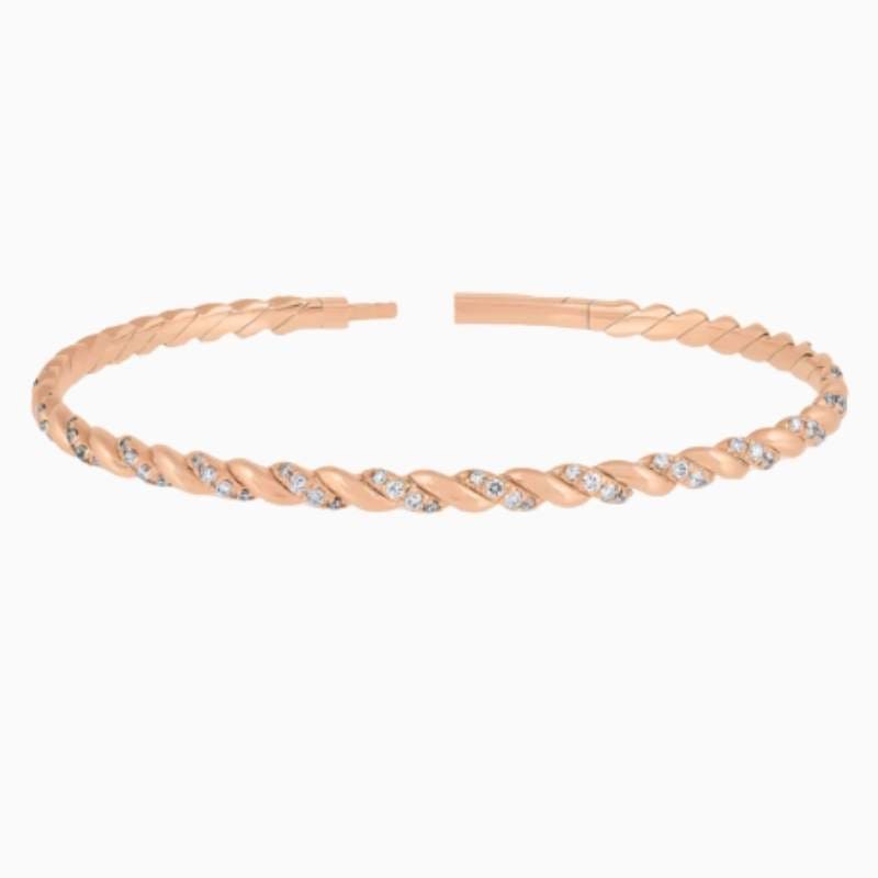 lab grown diamond bracelet, luxury jewelry, fine jewelry, diamond bracelet, 14k gold jewelry rose gold