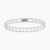 Flexible Beaded Flower Clover Lab Grown Diamond Bangle