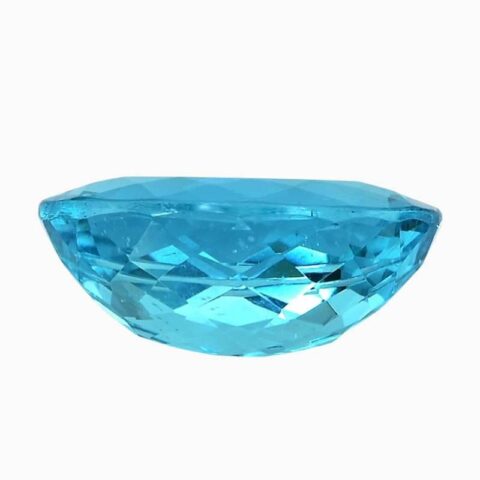 electric blue apatite oval