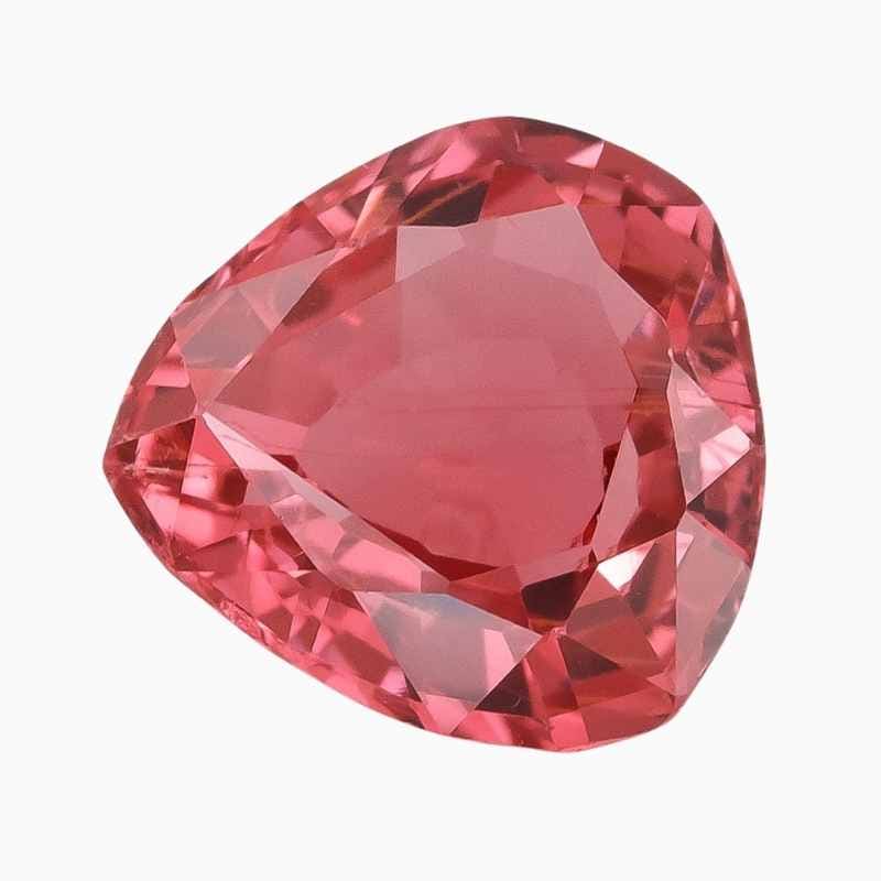 natural orange-pink spinel gemstone
