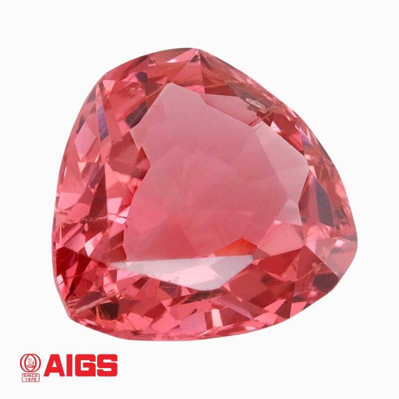 Natural Orange-Pink Spinel gemstone