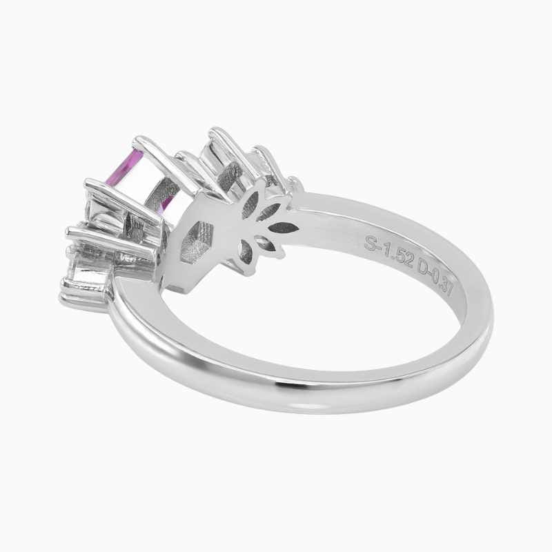 pink sapphire ring