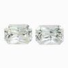 luminous white sapphire pair