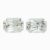 luminous white sapphire pair