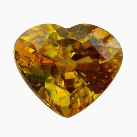 Natural Yellowish Green Sphene gemstone