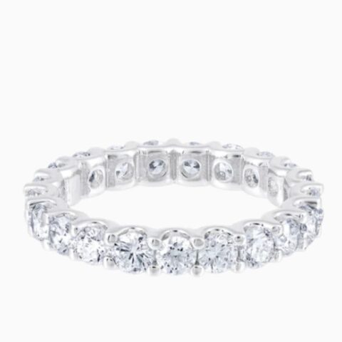 2.00 carat lab diamond eternity band