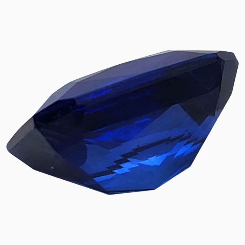 Natural blue sapphire gemstone