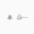 3 Prong Martini IGI Diamond Stud Earrings in 14K gold