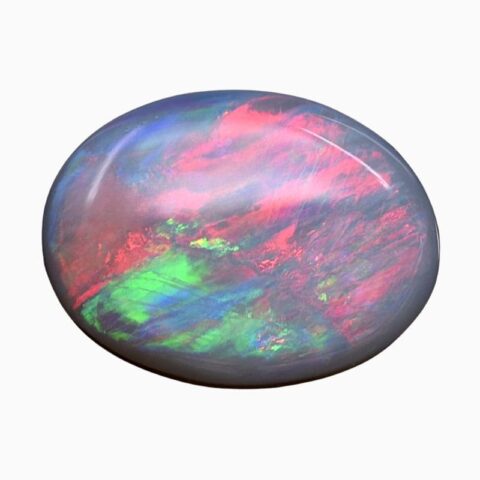 Natural Australian black opal gemstone