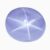 Natural blue-gray star sapphire gemstone