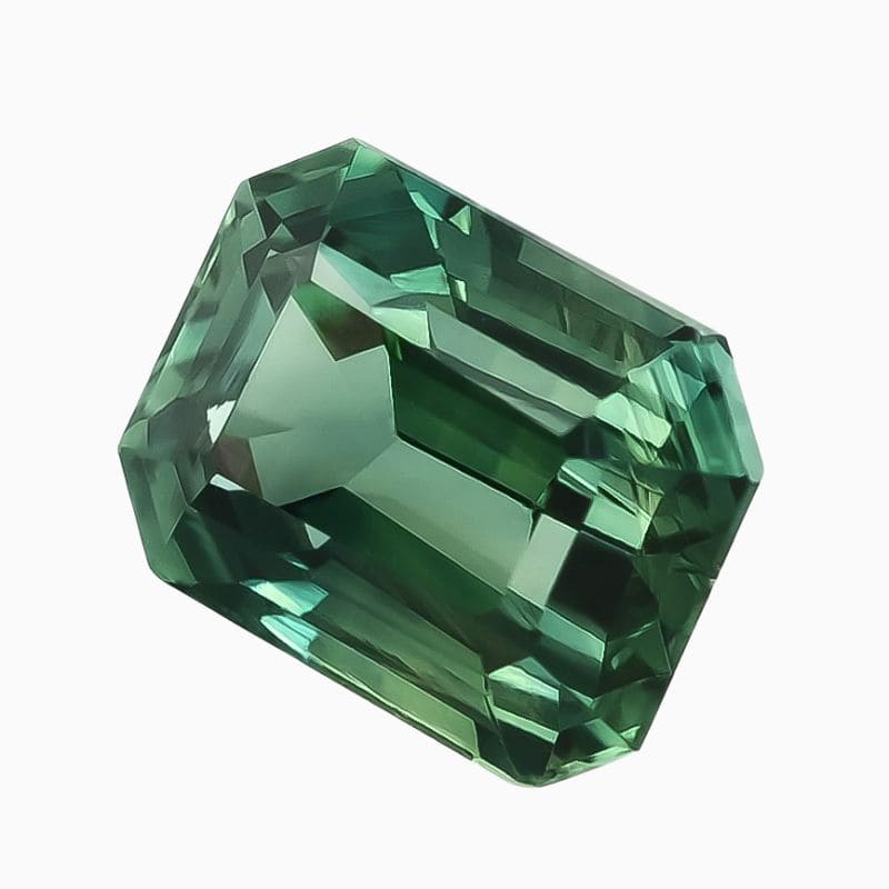 blue-green sapphire gemstone