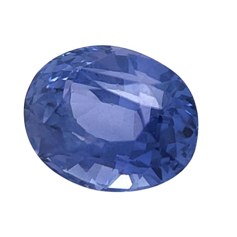 Natural blue sapphire gemstone