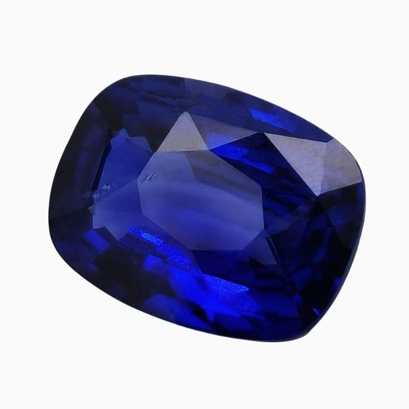 Natural heated blue sapphire gemstone