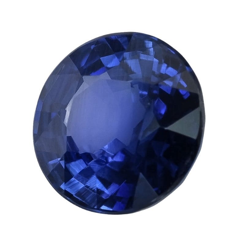 Natural heated blue sapphire gemstone