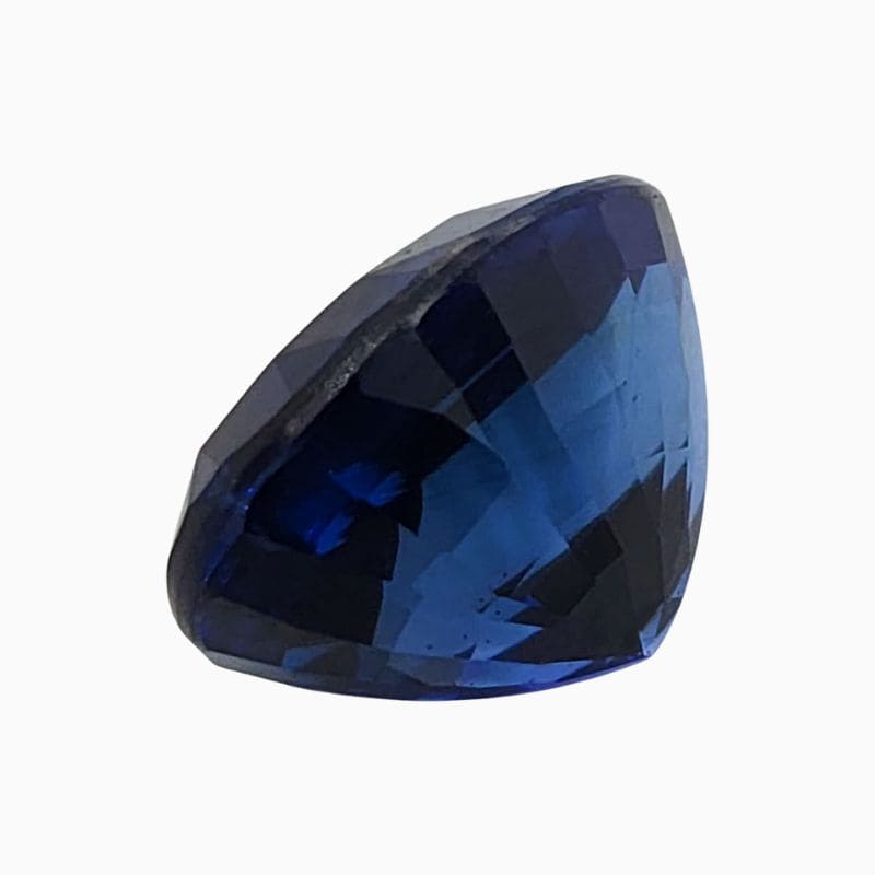 Natural blue sapphire gemstone