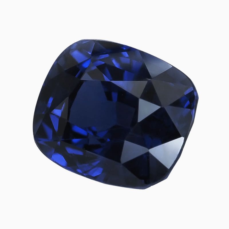 Natural blue sapphire gemstone