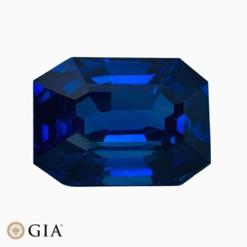 Natural royal blue sapphire