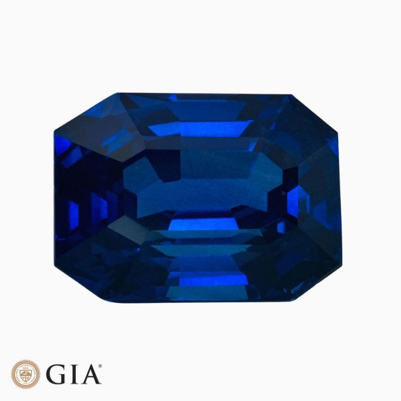 Natural royal blue sapphire