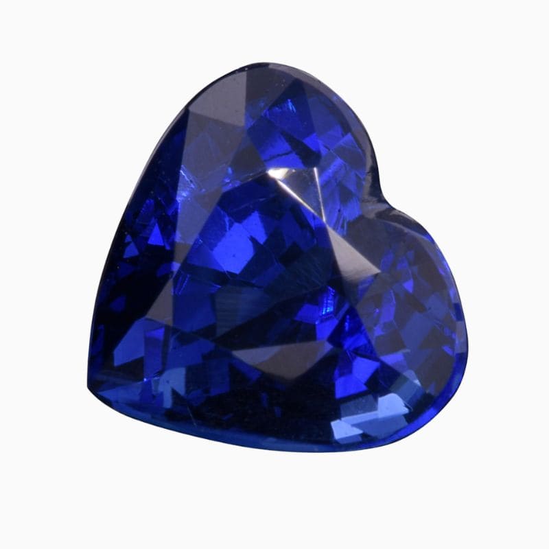 Natural blue sapphire gemstone