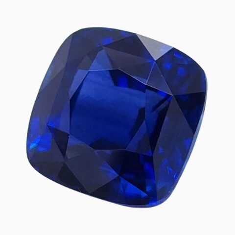 Natural blue sapphire gemstone