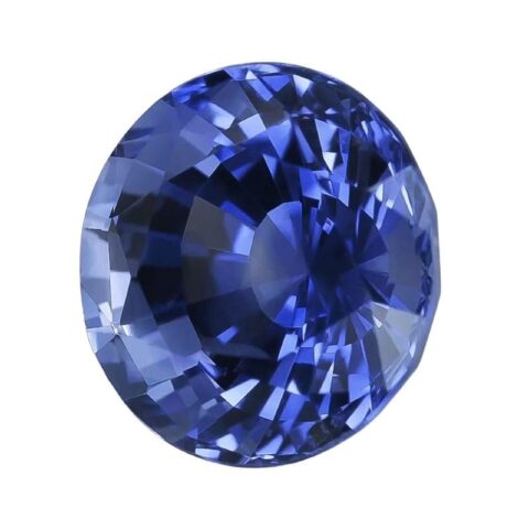 Natural heated blue sapphire gemstone